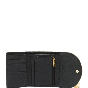 SEE BY CHLOE Porte-monnaie Hana Cuir Noir excellents soldes 10