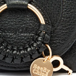 SEE BY CHLOE Porte-monnaie Hana Cuir Noir excellents soldes 12