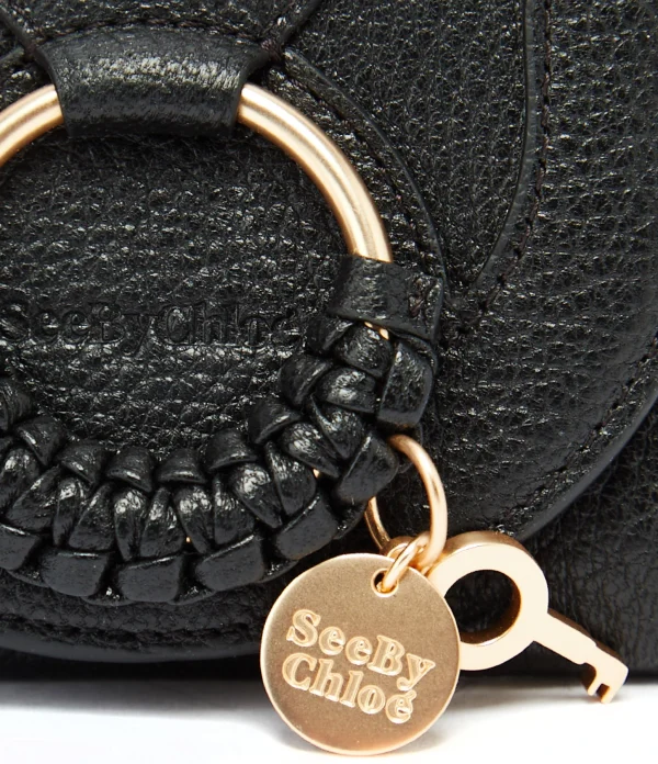 SEE BY CHLOE Porte-monnaie Hana Cuir Noir excellents soldes 5