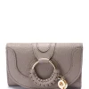 SEE BY CHLOE Portefeuille Hana Compact Cuir Motty Grey Service Clients Dédié 10