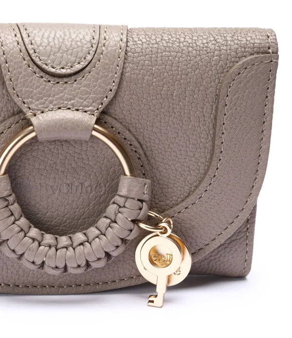 SEE BY CHLOE Portefeuille Hana Compact Cuir Motty Grey Service Clients Dédié 5