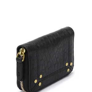 achat pas cher JEROME DREYFUSS Porte-monnaie Henri Agneau Noir 8