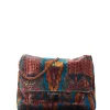 en ligne JEROME DREYFUSS Sac Lulu M Velours Imprimé Ikat, Capsule Velours 20