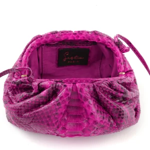 SISTA PARIS Sac Baby Uniq Cuir Souple Python Pink Devil guranteed de qualité 12