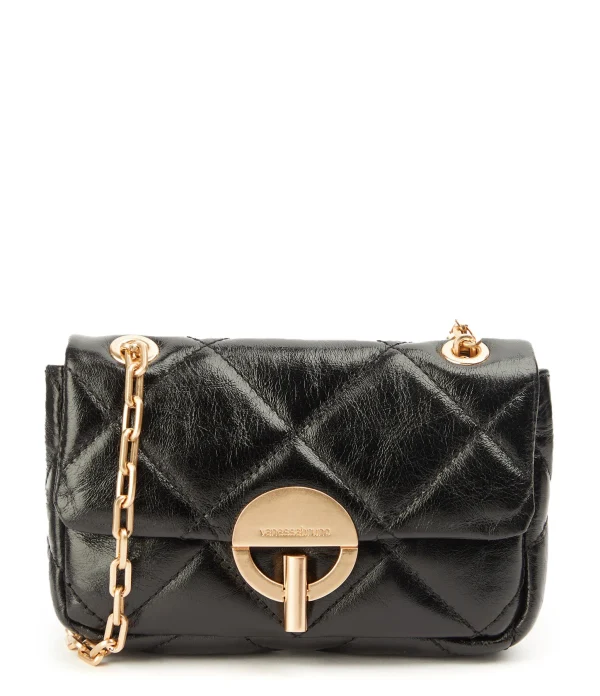 achetez VANESSA BRUNO Sac Nano Moon Cuir Vachette Noir 1