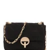 boutique VANESSA BRUNO Sac Moon MM Cuir Suédé Noir 23