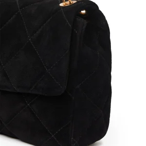 boutique VANESSA BRUNO Sac Moon MM Cuir Suédé Noir 10