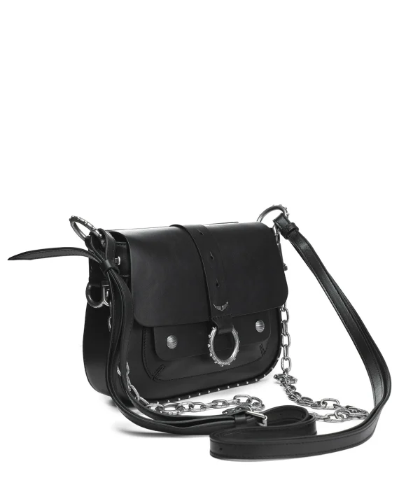 REMISE Sac Kate Cuir Noir, Collaboration Zadig & Voltaire X Kate Moss 3