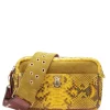 marque pas cher en ligne CLARIS VIROT Sac Lily Python Safran 20