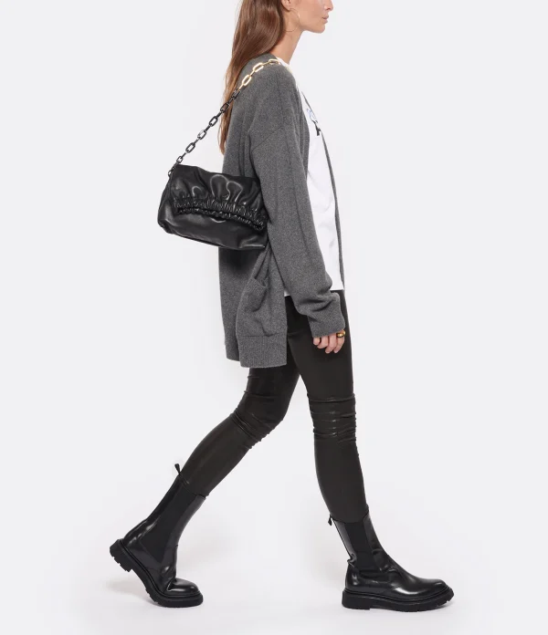 aux meilleurs prix ZADIG & VOLTAIRE Sac Rockyssime Cuir Noir 7