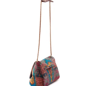 Boutique JEROME DREYFUSS Sac Lulu S Velours Imprimé Ikat, Capsule Velours 10