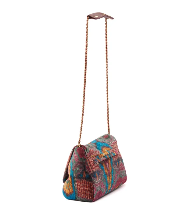 Boutique JEROME DREYFUSS Sac Lulu S Velours Imprimé Ikat, Capsule Velours 3