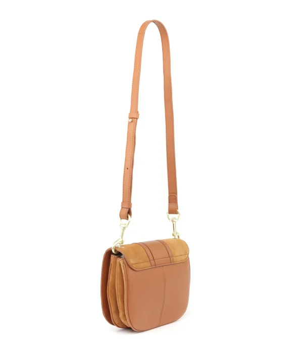 SEE BY CHLOE Sac Hana Double Cuir Caramel online boutique 3