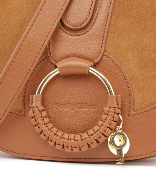 SEE BY CHLOE Sac Hana Double Cuir Caramel online boutique 5