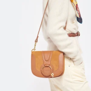 SEE BY CHLOE Sac Hana Double Cuir Caramel online boutique 16