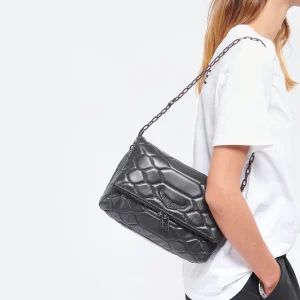 ZADIG & VOLTAIRE Sac Rocky XL Mat Cuir Noir vente chaude 13