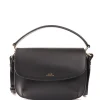 site officiel A.P.C. Sac Sarah Épaule Sangle Mini Cuir Noir 20