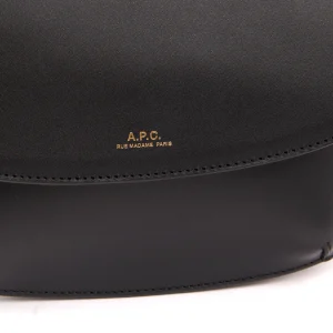 site officiel A.P.C. Sac Sarah Épaule Sangle Mini Cuir Noir 14