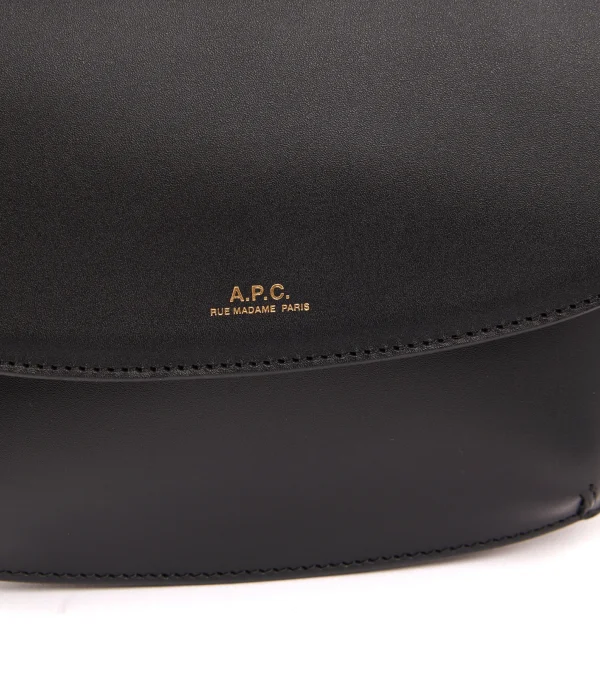 site officiel A.P.C. Sac Sarah Épaule Sangle Mini Cuir Noir 5