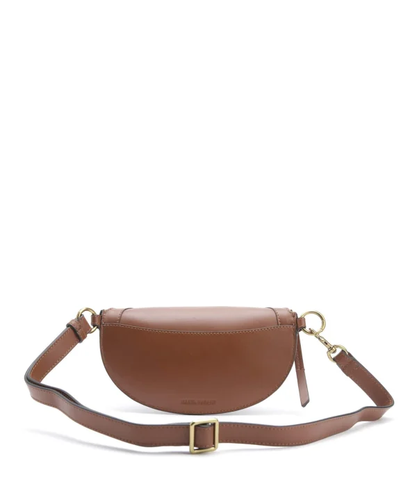 ISABEL MARANT Sac Banane Mini Skano Cuir Cognac prix le plus bas 3