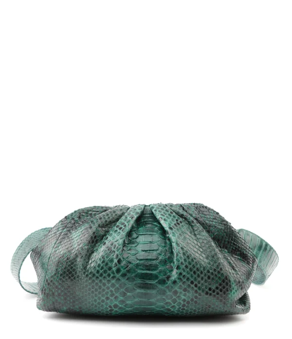 online boutique SISTA PARIS Sac Big Uniq Cuir Souple Python Vert 1