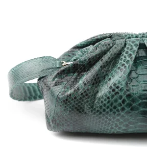 online boutique SISTA PARIS Sac Big Uniq Cuir Souple Python Vert 15