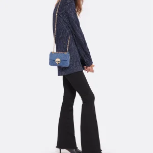 VANESSA BRUNO Sac Nano Moon Lin Indigo Large choix en ligne 21