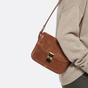 A.P.C. Sac Grace Small Cuir Marron en ligne vente 16