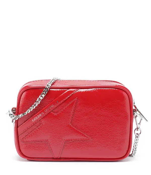 soldes luxe GOLDEN GOOSE Sac Mini Star Cuir Rouge 1