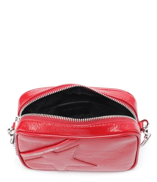 soldes luxe GOLDEN GOOSE Sac Mini Star Cuir Rouge 4