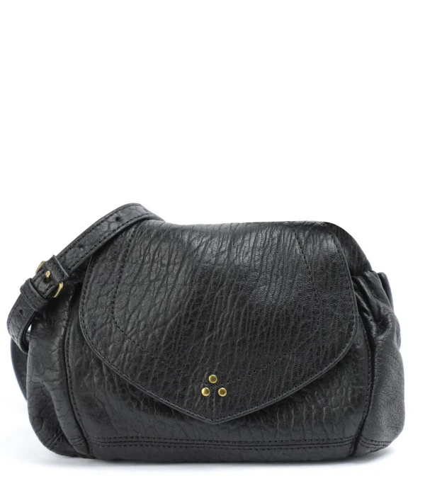 magasin pas cher JEROME DREYFUSS Sac Helmut M Cuir Bubble Noir 1