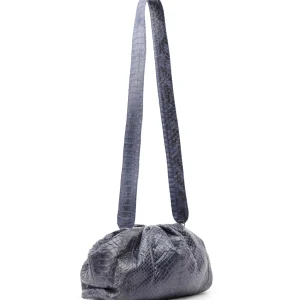 mode SISTA PARIS Sac Big Uniq Cuir Souple Python Navy 10