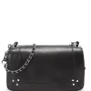 JEROME DREYFUSS Sac Bobi Cuir Noir Silver pas cher 20