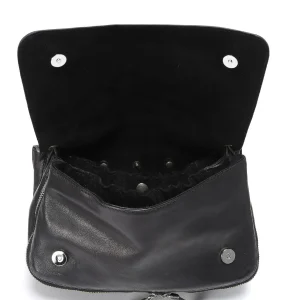 JEROME DREYFUSS Sac Bobi Cuir Noir Silver pas cher 17