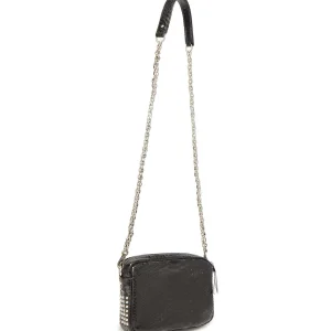 Réductions CLARIS VIROT Sac Charly Python Clous Noir 10