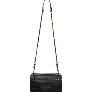 beauté JEROME DREYFUSS Sac Bobi Cuir Croco Noir 11