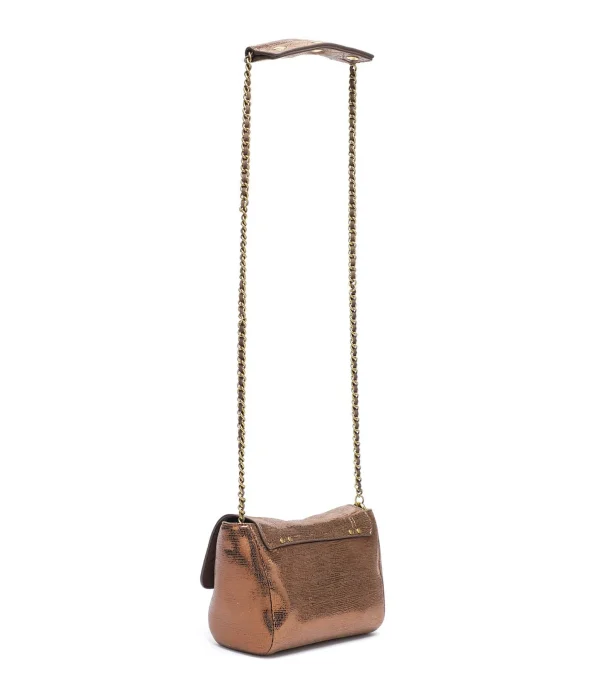 soldes pas cher JEROME DREYFUSS Sac Lulu L Cuir Lamé Bronze 3