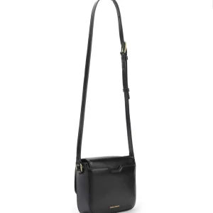 ISABEL MARANT Sac Mini Elda Bandoulière Cuir Noir Doré boutique pas cher 10