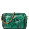 CLARIS VIROT Sac Big Charly Python Menthe magasin pas cher 22