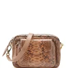 Nouvelle Collection CLARIS VIROT Sac Baby Charly Python Moka 20