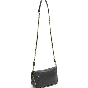 ﻿soldes JEROME DREYFUSS Sac Bobi S Cuir Croco Noir 11