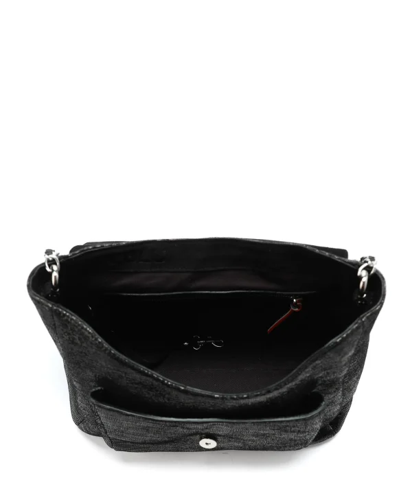 JEROME DREYFUSS Sac Lulu L Cuir Lamé Noir grande qualité 5