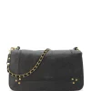 JEROME DREYFUSS Sac Bobi Cuir Froissé Noir achat pas cher 25