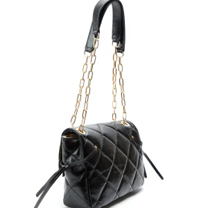 boutiqued en ligne VANESSA BRUNO Sac Moon MM Cuir Vachette Noir 10