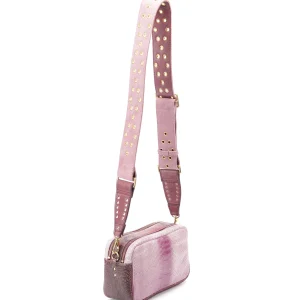 CLARIS VIROT Sac Lily Python Bordeaux Délavé Achat 9