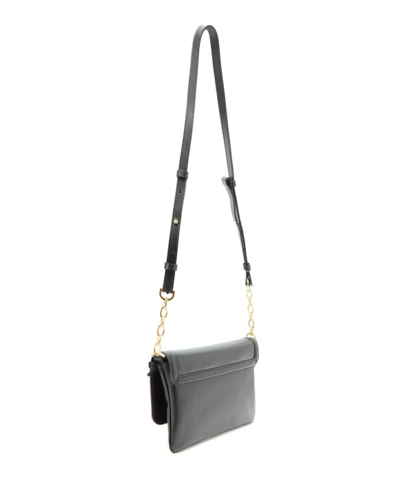 pas cher en vente ZADIG & VOLTAIRE Sac ZV Initiale La Clutch Cuir Noir 3