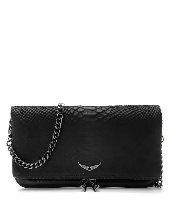 ZADIG & VOLTAIRE Sac Rock Savage Cuir Noir boutique en france 1