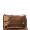 JEROME DREYFUSS Sac Lulu M Cuir Lamé Bronze mode 22