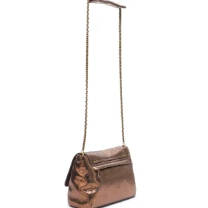 JEROME DREYFUSS Sac Lulu M Cuir Lamé Bronze mode 11