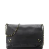 JEROME DREYFUSS Sac Lulu M Cuir Grainé Noir Brass vente luxe pas cher 17